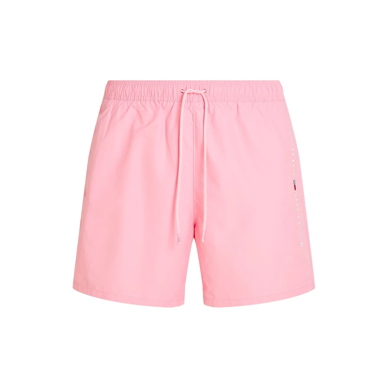 Image of Tommy Hilfiger Mens Medium Drawstring Swim Shorts Classic Pink male S