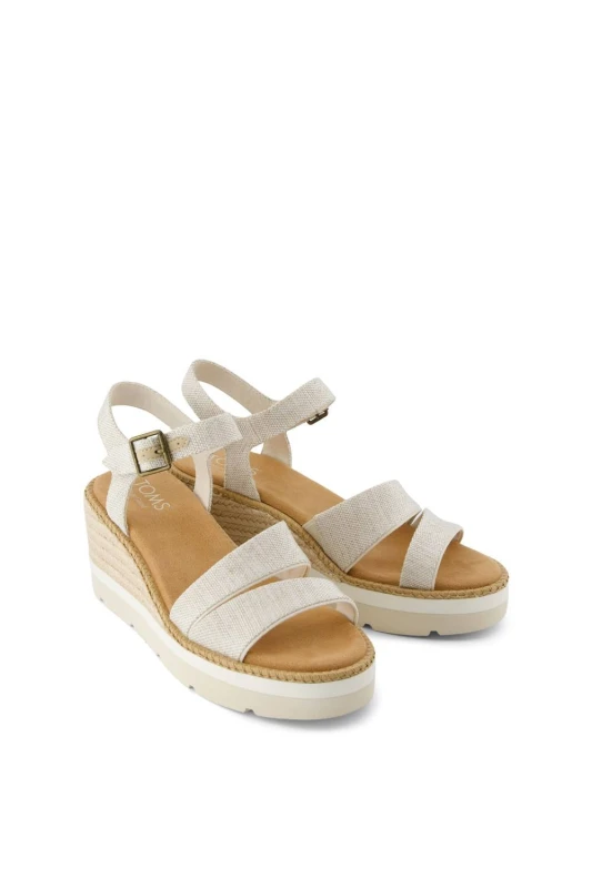 Image of TOMS Womens Darya Sandal in Natural Size: 8 Natural Female 8