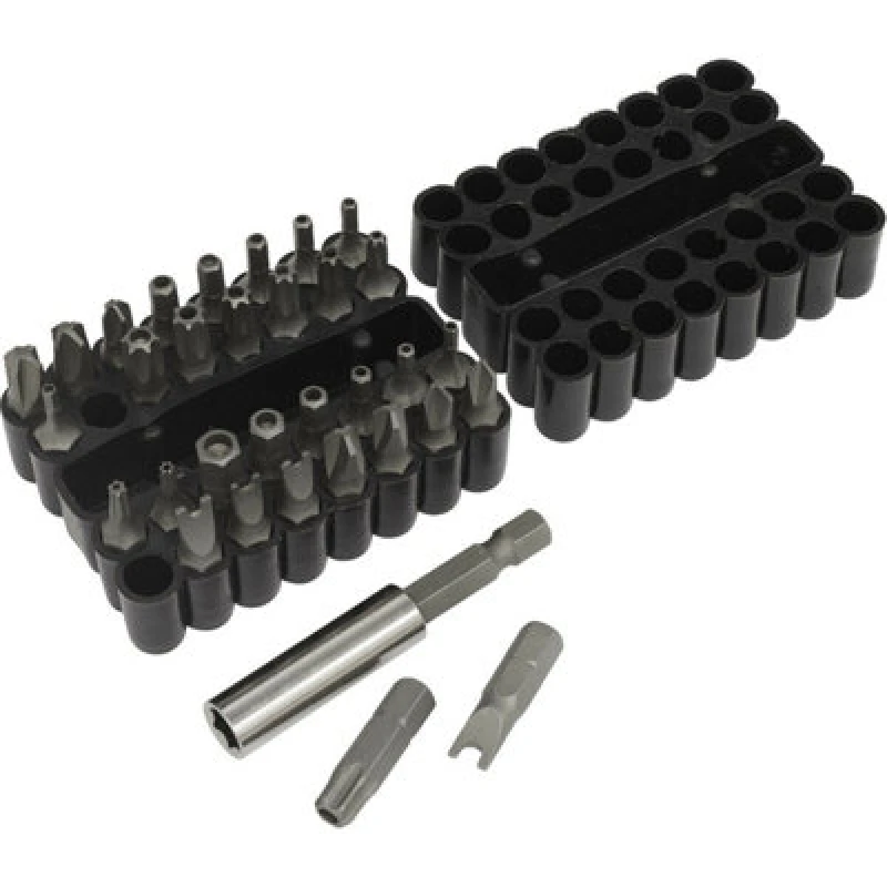 Image of Loops 33 Piece Security Bit & Magnetic Adaptor Set - TRX-Star - Imperial & Metric Multi