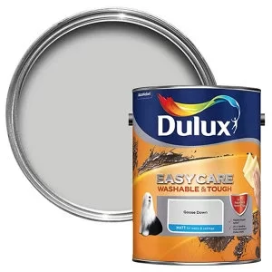 Image of Dulux Easycare Washable & Tough Goose Down Matt Emulsion Paint 5L
