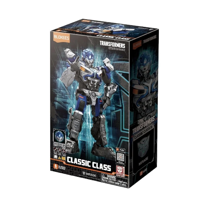 Image of Blokees Transformers Classic Class Mirage CC 06 unisex One Size