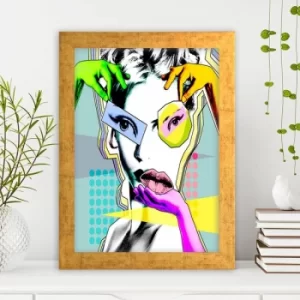 Image of AC788937727 Multicolor Decorative Framed MDF Painting