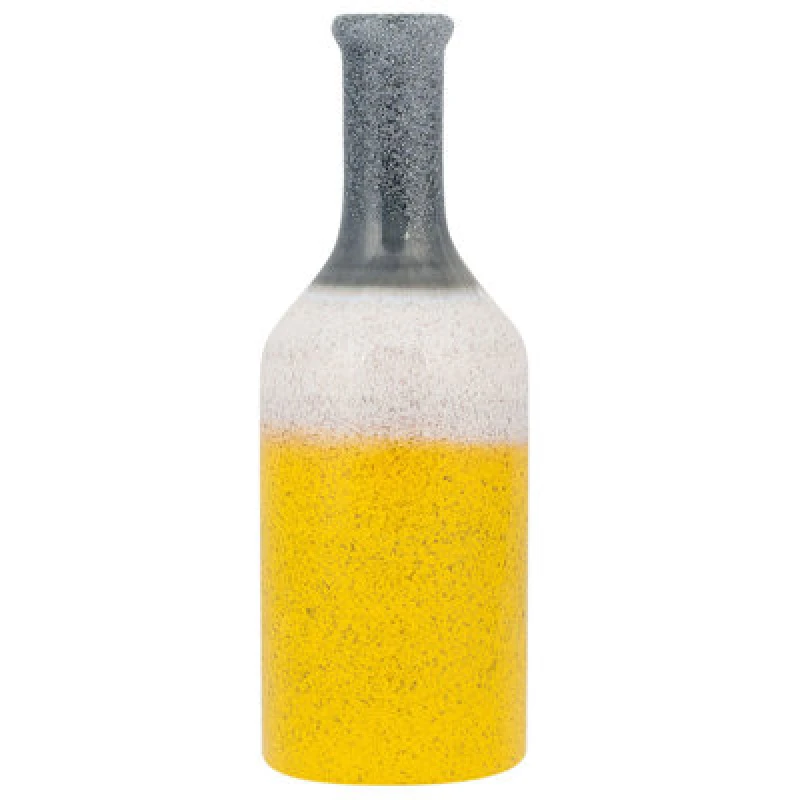 Image of Beliani Decorative Vase Larnaca Stoneware 36cm Multicolour