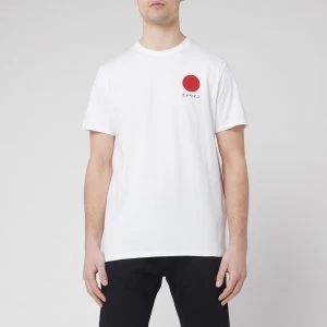 Image of Edwin Mens Japanese Sun T-Shirt - White - L