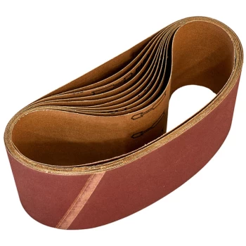 Image of Worksafe WSB62120 Sanding Belt 100 x 620mm 120Grit - Pack of 10