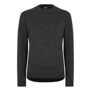 Image of Boss Foccus Knit Jumper - Black