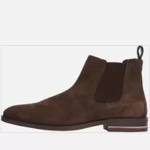 Image of Tommy Hilfiger Signature Suede Chelsea Boots - UK 7