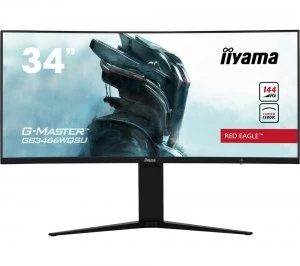 Image of iiyama G-Master 34" GB3466WQSU QHD Ultra Wide Curved LED Gaming Monitor