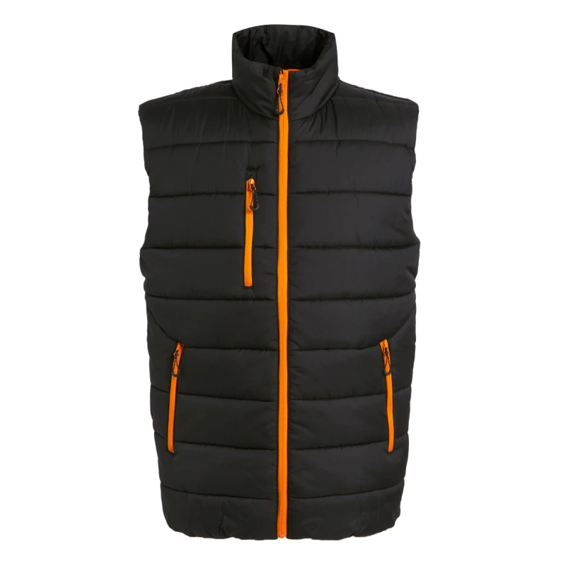 Image of Regatta Professional Mens Thermal Body Warmer in Orange Size: Small Orange Male S