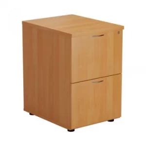 Image of First Two Drawer Filing Cabinet Beech TES2FCBE2