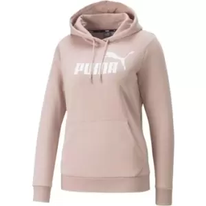 Image of Puma Logo Ladies Hoody - Pink