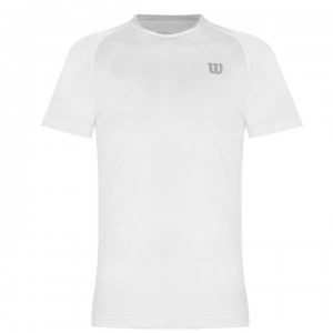 Image of Wilson Core Crew Neck Tennis Top Mens - White