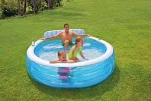 Image of Intex Swim Centre Lounge Pool with Armchair 7.5ft 640L.