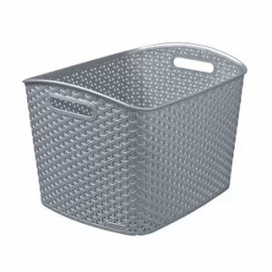 Image of Curver My Style XL Basket 28 Litre, Grey