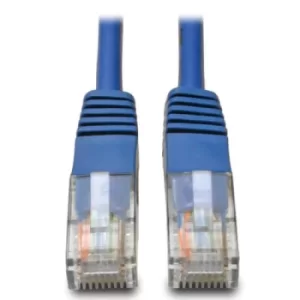Image of Tripp Lite Cat5e 350 MHz Molded UTP Ethernet Patch Cable RJ45 Blue 1ft