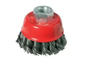 Image of Silverline 486937 Steel Twist-Knot Bowl Cup 100mm