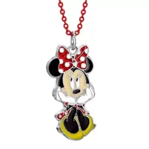 Image of Disney Minnie Mouse Multicoloured Pendant Necklace NH00791RL-16.PH