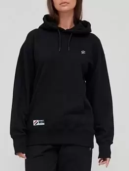 Image of Superdry Code Essential Hoodie - Black, Size Xs/S, Women