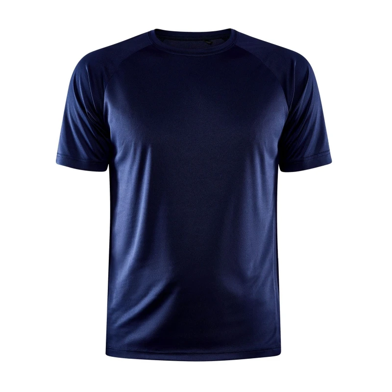 Image of Craft CRAFT Men Core Unify Training T-Shirt in Navy Size: Small Navy S Male 5063377076431