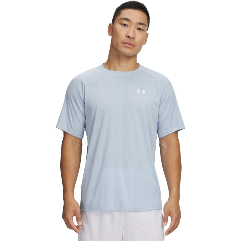 Image of Under Armour Tech 2.0 Short Sleeve T-Shirt Mens Blue Calm male XS