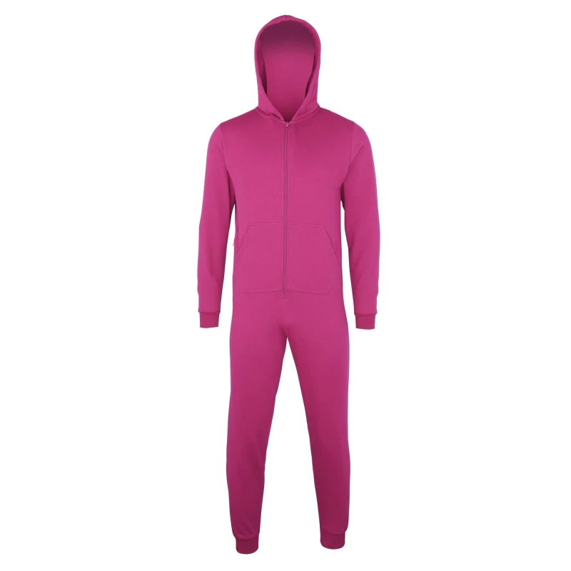 Image of Colortone Comfy Co Plain All In One Onesie in Pink Size: 12-13 Years Pink Unisex 12-13 Years