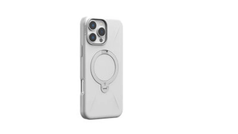 Image of Torras Ostand Spin Fusion Case For iPhone 16 Pro White