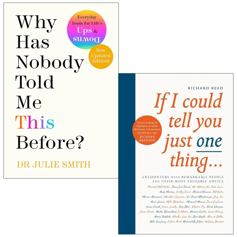 Image of Why Has Nobody Told Me This Before? Julie Smith And If I Could Tell You Just One Thing Richard Reed Collection Richard Reed & Julie Smith Books