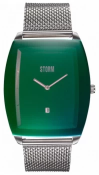 Image of STORM Zaire Lazer Green Steel Mesh Bracelet Green Dial Watch