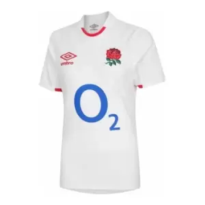 Image of Umbro England Home Pro Rugby Shirt 2020 2021 Ladies - White