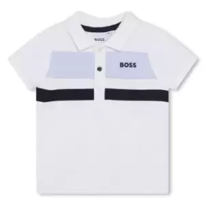 Image of Boss Lgo Polo Bb32 - White