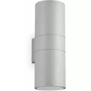 Image of Gray wall light GUN 2 bulbs