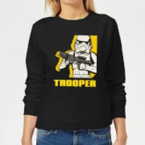 Image of Star Wars Rebels Trooper Womens Sweatshirt - Black - S