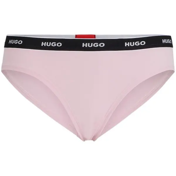 Image of Hugo Regular Rise Brief - Pink 8