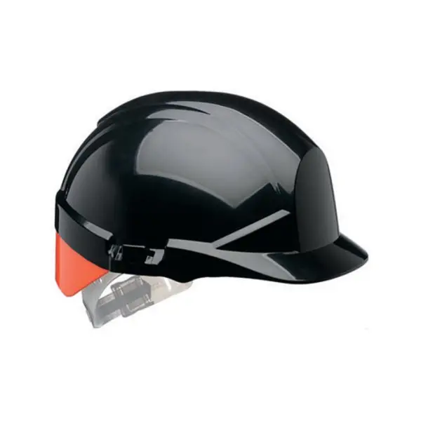 Image of Centurion Centurion ReflexSlip Ratchet Safety Helmet with Orange Rear Flash Black CNS12KHVOA