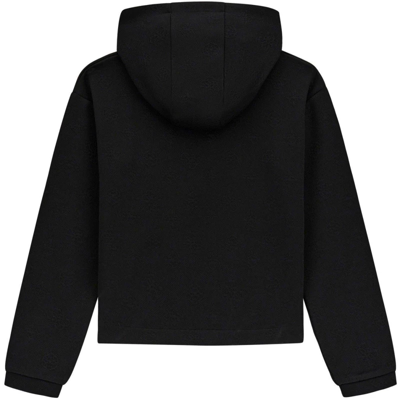 Image of Guess Kids Pull Over Hoodie Peony Blk FJ8A female 8Y