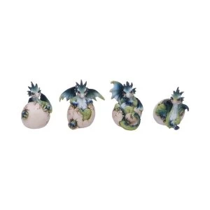 Image of Hatchlings Emergence (Set of 4) Dragon Hatchlings Figurines