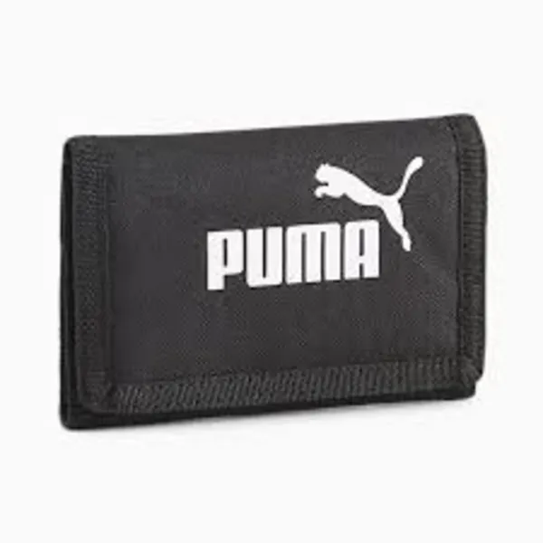 Image of Puma Phase Trifold Wallet 83884303000 One Size - Black