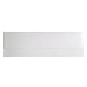 Image of Cooke Lewis Rigid Gloss White acrylic White Straight Bath front panel W1700mm