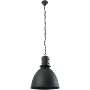 Image of Sienna Aspen Dome Pendant Ceiling Lights Black Matt