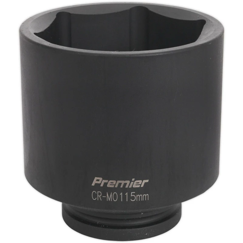 Image of Loops 115mm Forged Deep Impact Socket - 1" Sq Drive - Chromoly Wrench Socket Multi