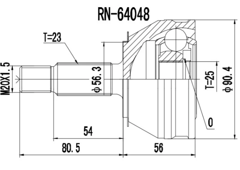Image of PROCARO 77-RE-060 CV Joint Joint Kit,drive shaft (5)