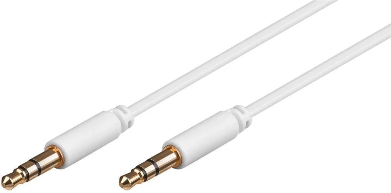 Image of Microconnect AUDLL1W audio cable 1m 3.5mm White