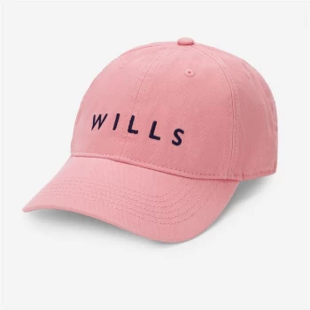 Image of Jack Wills Wills Logo Cap - Pale Pink