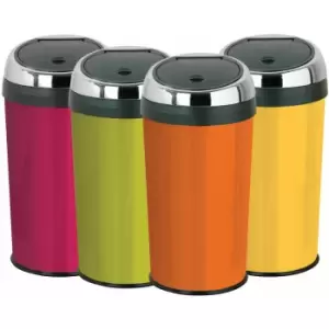 Image of Premier Housewares - Touch Top Hot Pink Bin - 30 Ltr