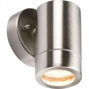 Image of KnightsBridge Fixed IP65 Lightweight Stainless Steel Indoor Outdoor Single Wall Light