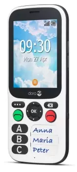 Image of Doro 780X 7.11cm (2.8") 117g Black, White Feature phone