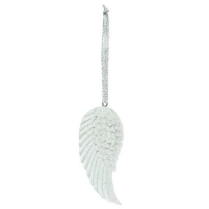 Image of Glitter Angel Wing Hanging Decoration