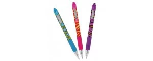 Image of Zebra Z-Grip Funky Brights Ballpoint Pen Assorted Colour PK3