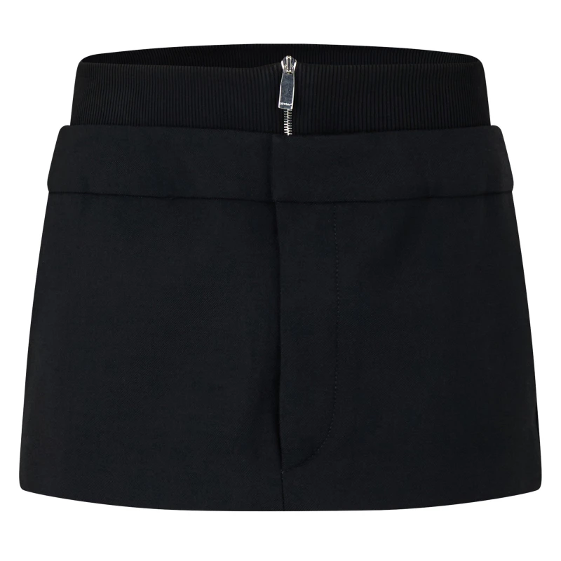 Image of Off White Womens Mini Skirt Black female 8 (XS)