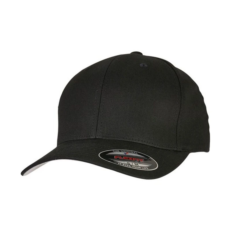 Image of Flexfit Flexfit Men Cotton Twill Baseball Cap in Black Size: Medium Black M Male 5063425808533